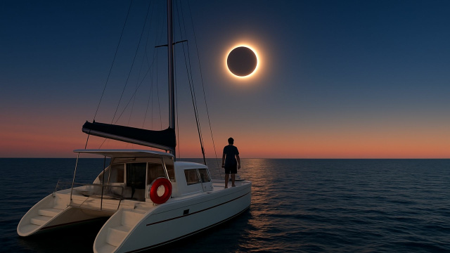 Navegando el eclipse